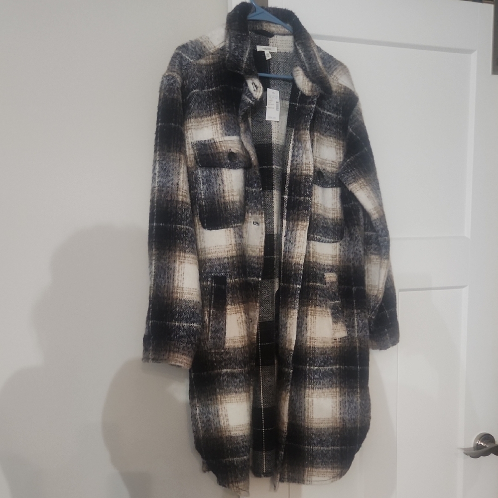 NWT Long shacket - Picture 2 of 6